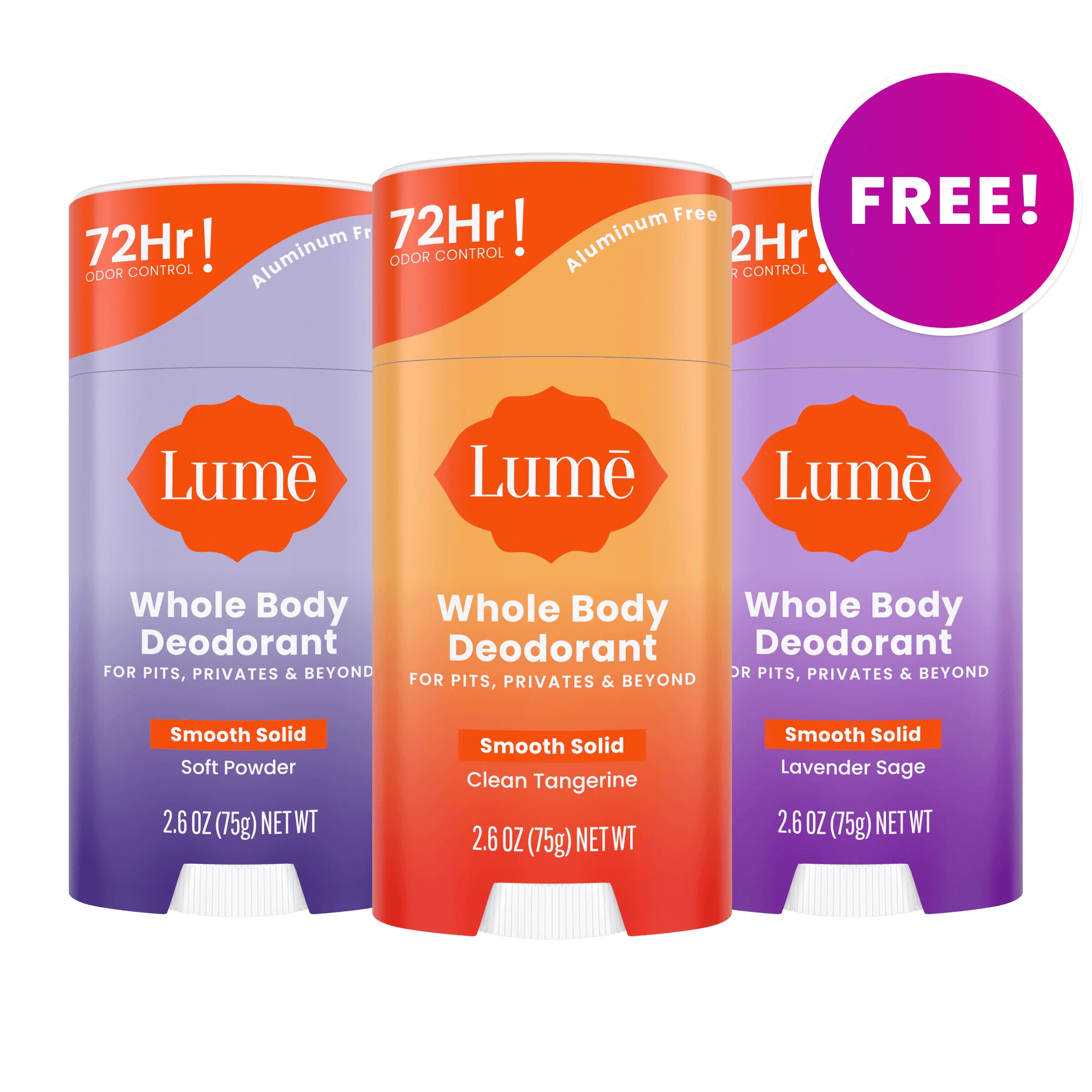 Buy 2 Sticks, Get 1 FREE Item