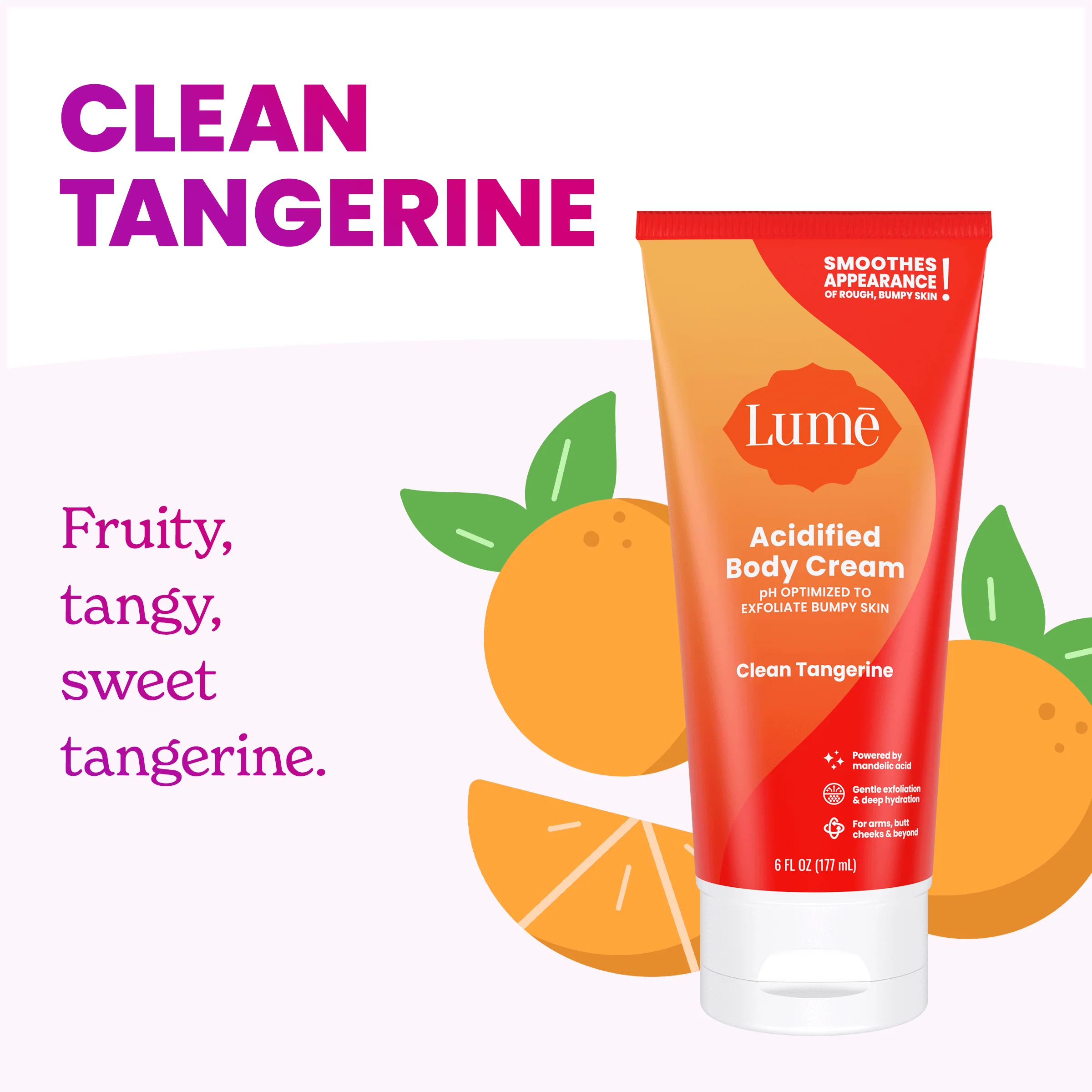 Clean Tangerine | Acidified Body Cream - Image 2