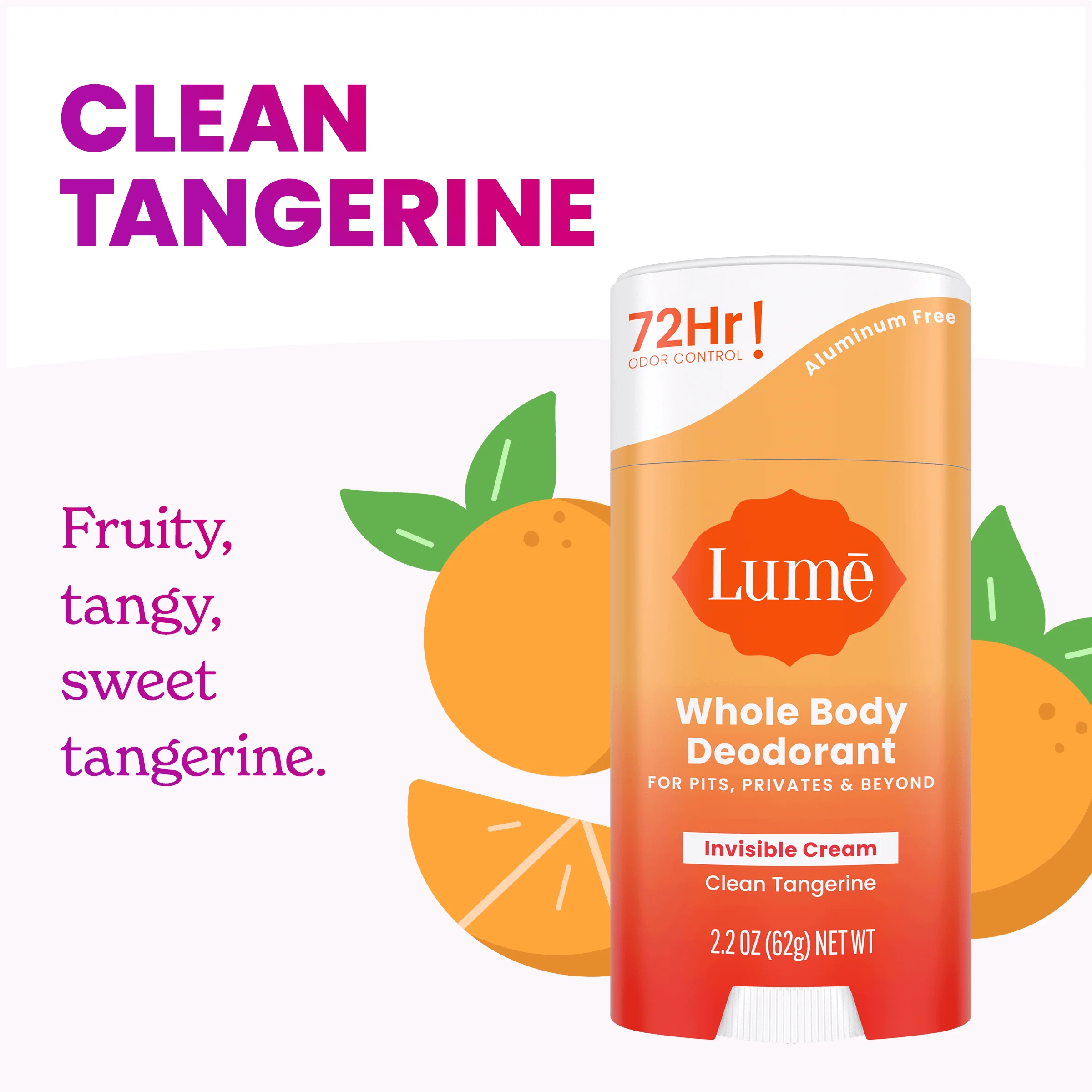 Clean Tangerine | Cream Stick Deodorant - Image 2