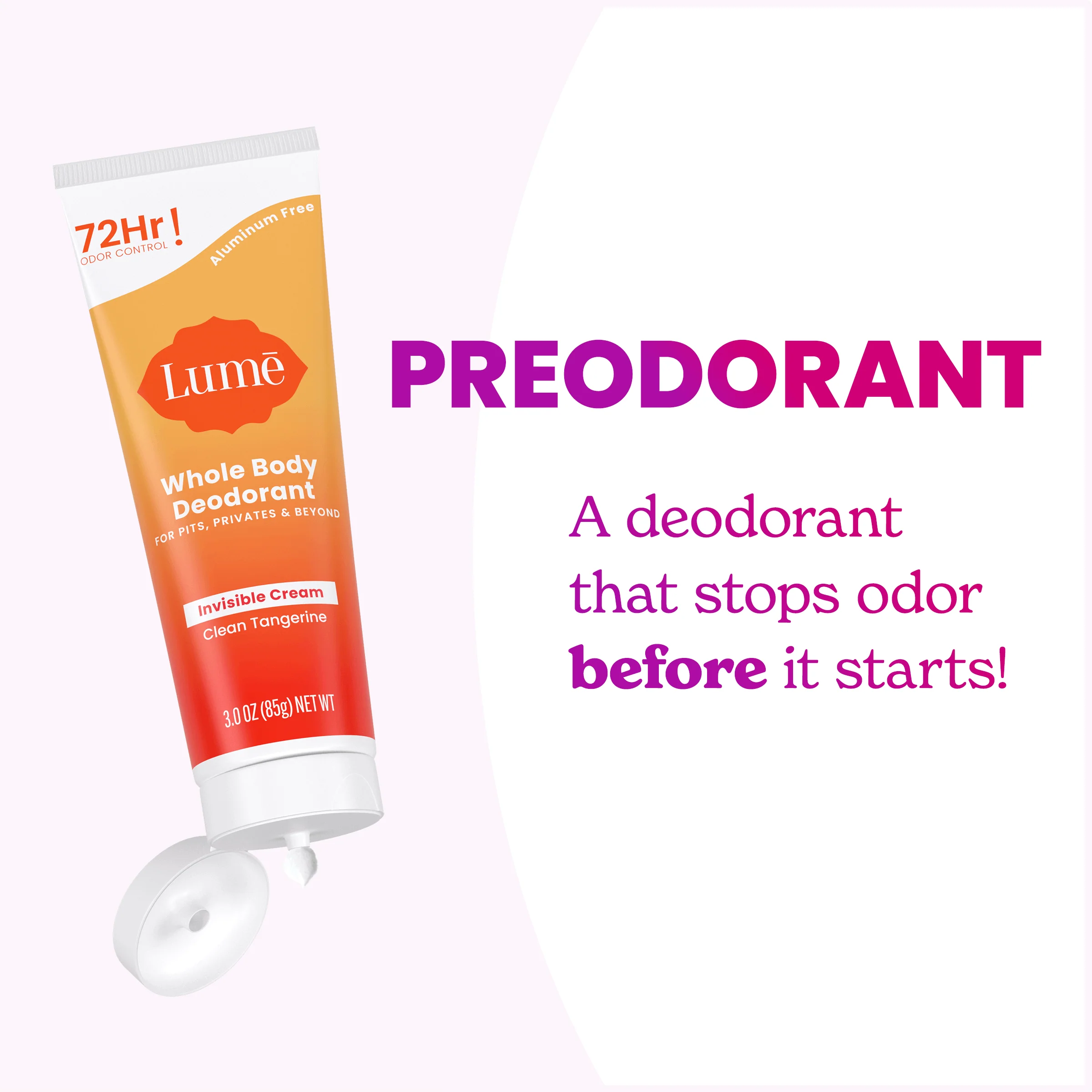 Clean Tangerine | Cream Tube Deodorant - Image 5