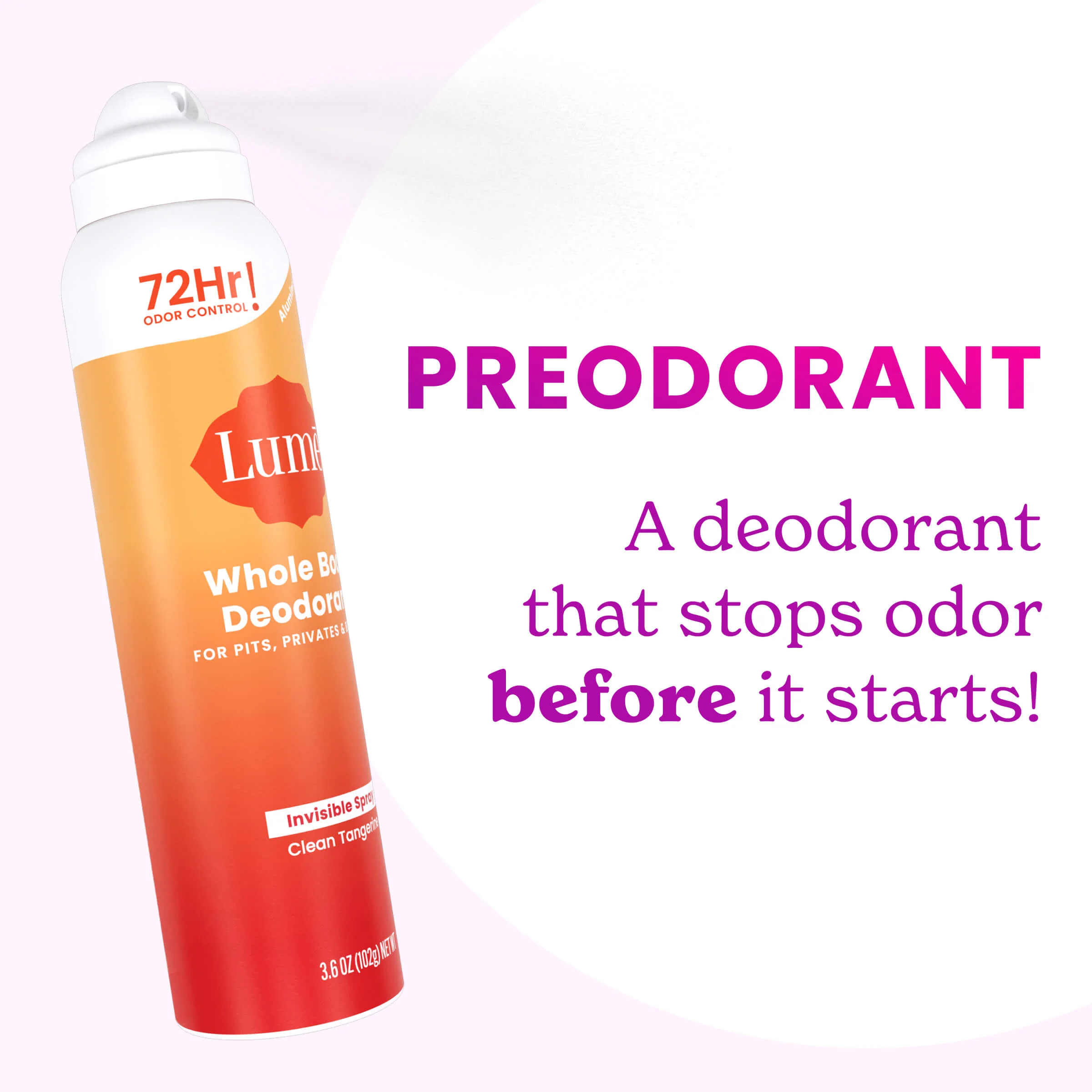 Clean Tangerine | Aluminum Free Spray Deo - Image 4