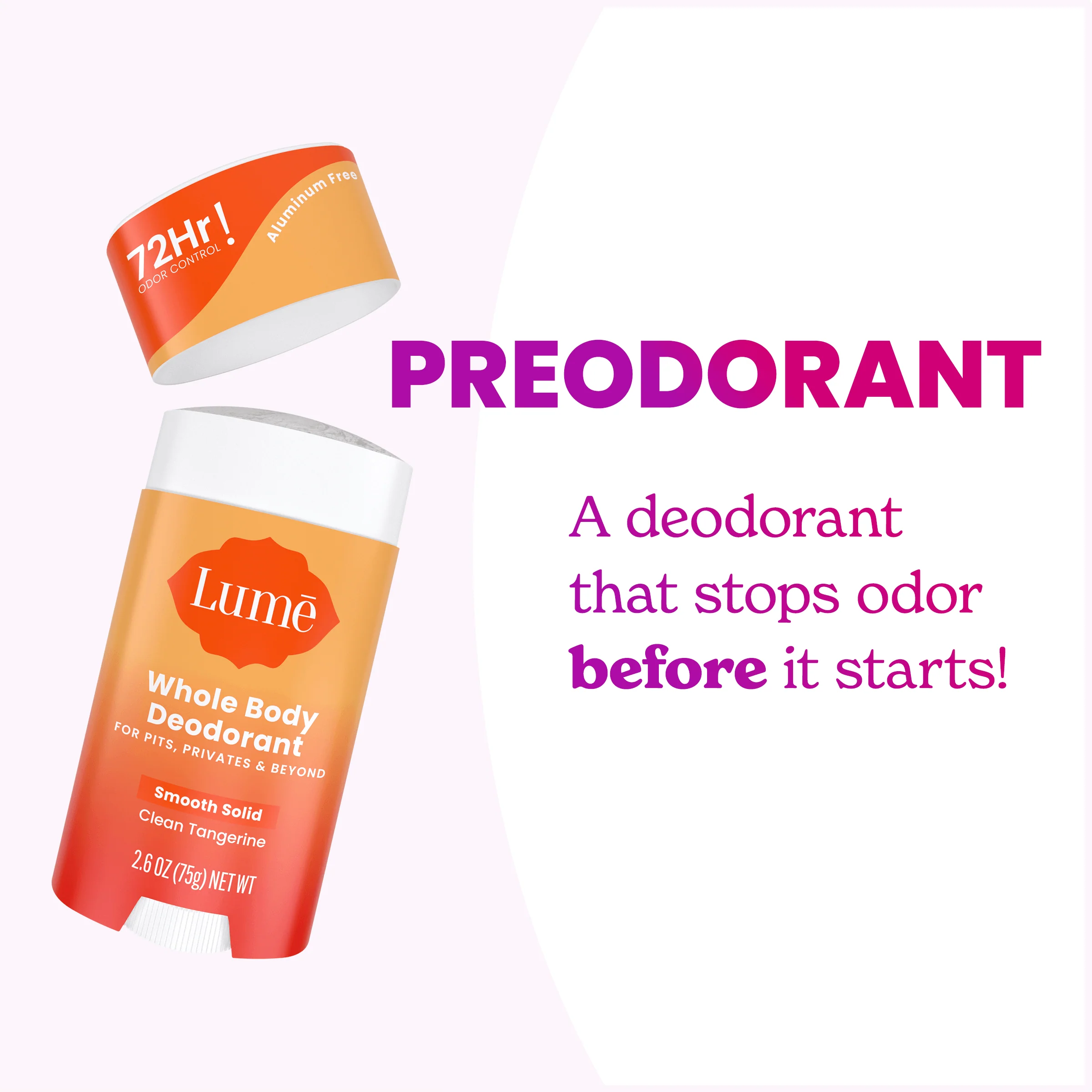 Clean Tangerine | Solid Stick Deodorant - Image 5