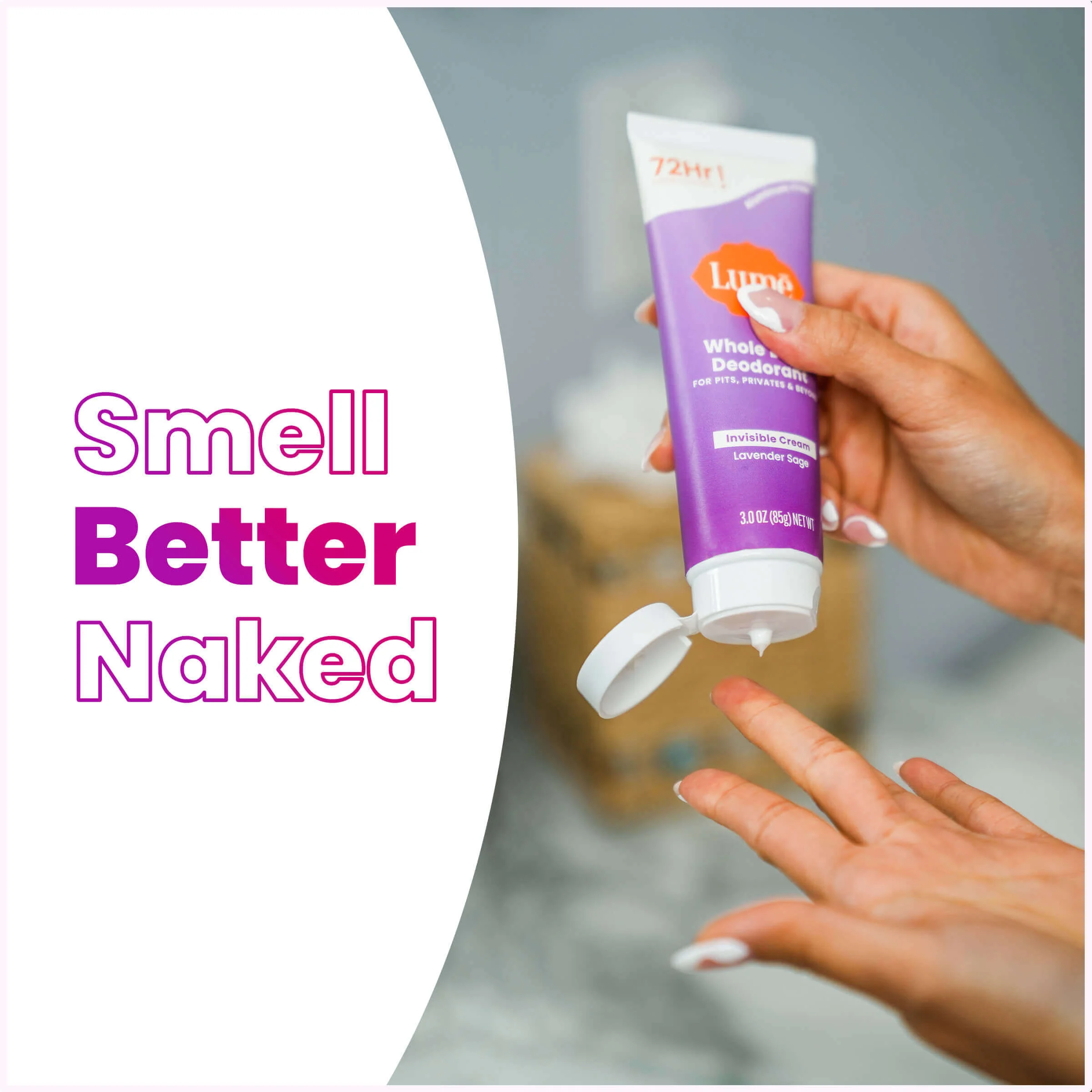 Lavender Sage | Cream Tube Deodorant - Image 3