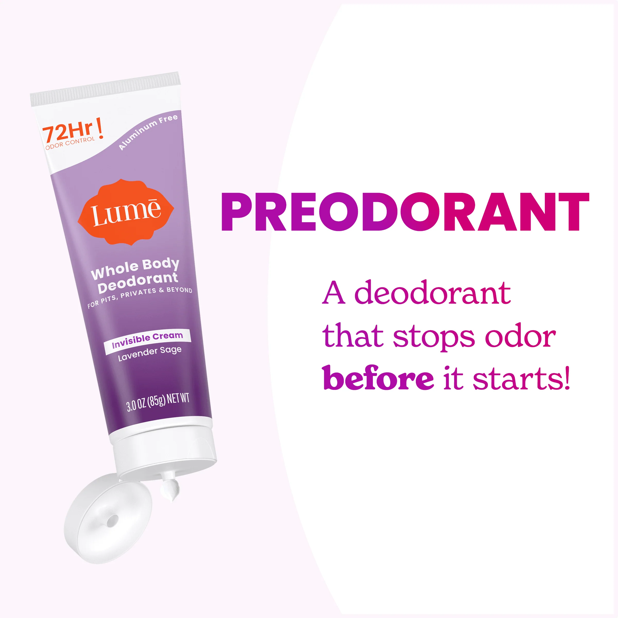 Lavender Sage | Cream Tube Deodorant - Image 5