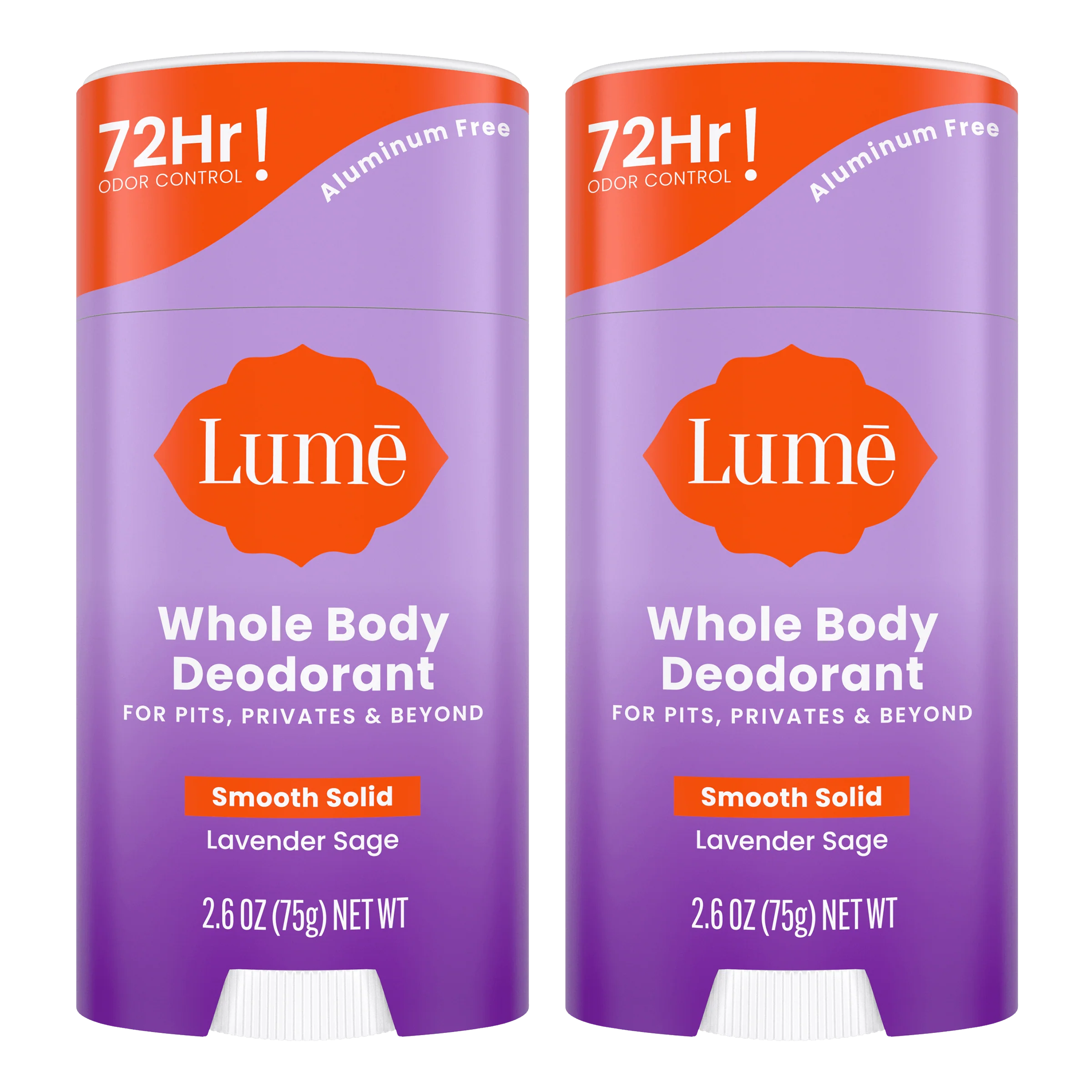 Lavender Sage | Solid Stick Deodorant 2-Pack