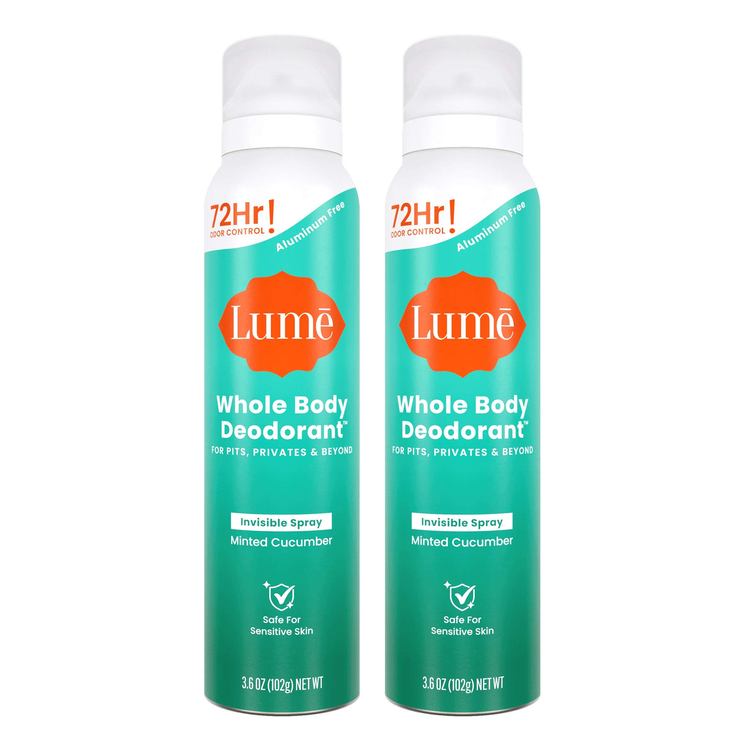 Minted Cucumber | Spray Deodorant 2-Pack