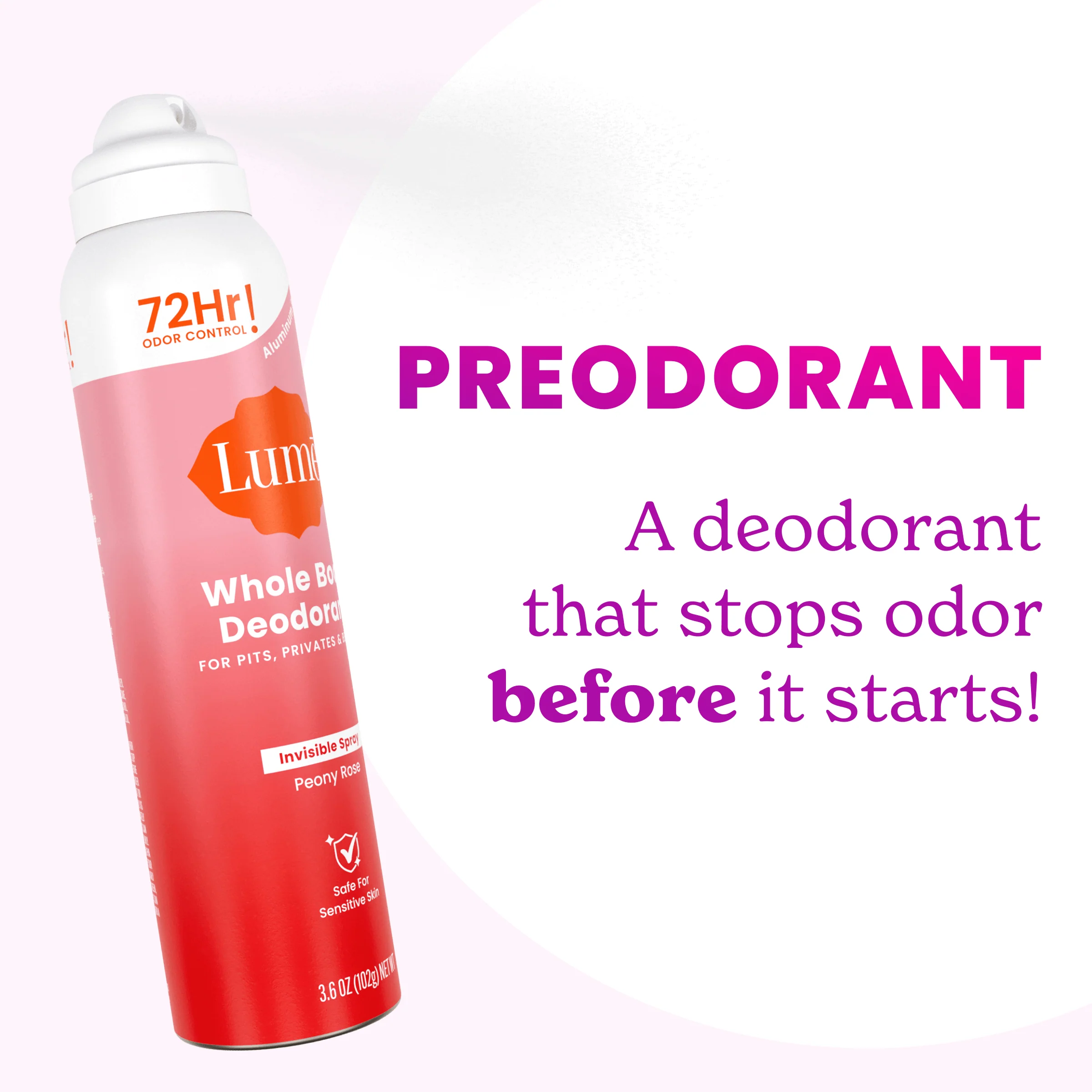 Peony Rose | Spray Deodorant 3-Pack - Image 3