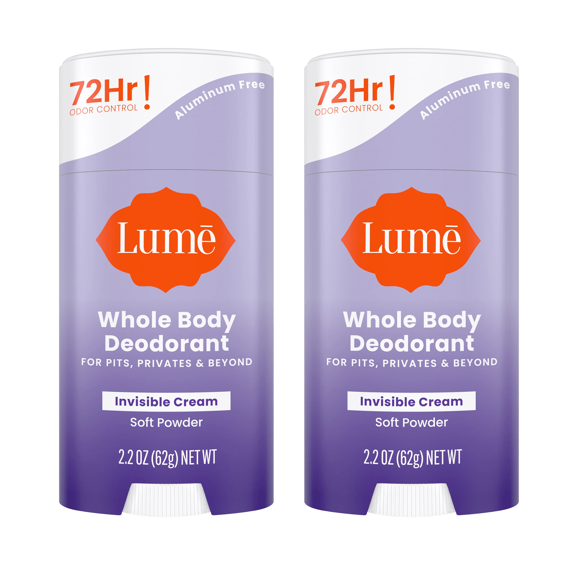 Soft Powder | Cream Stick Deodorant 2-Pack