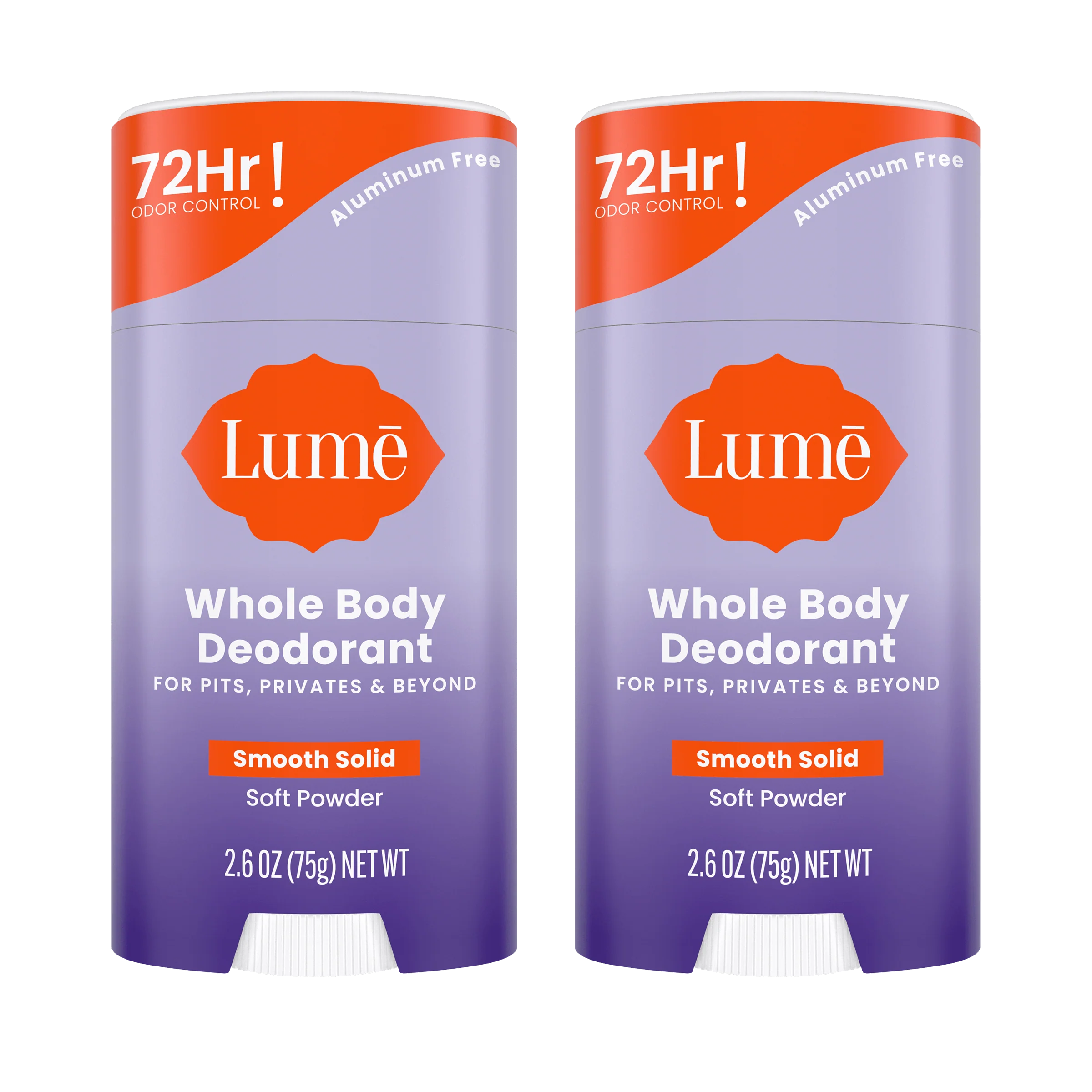 Soft Powder | Solid Stick Deodorant 2-Pack