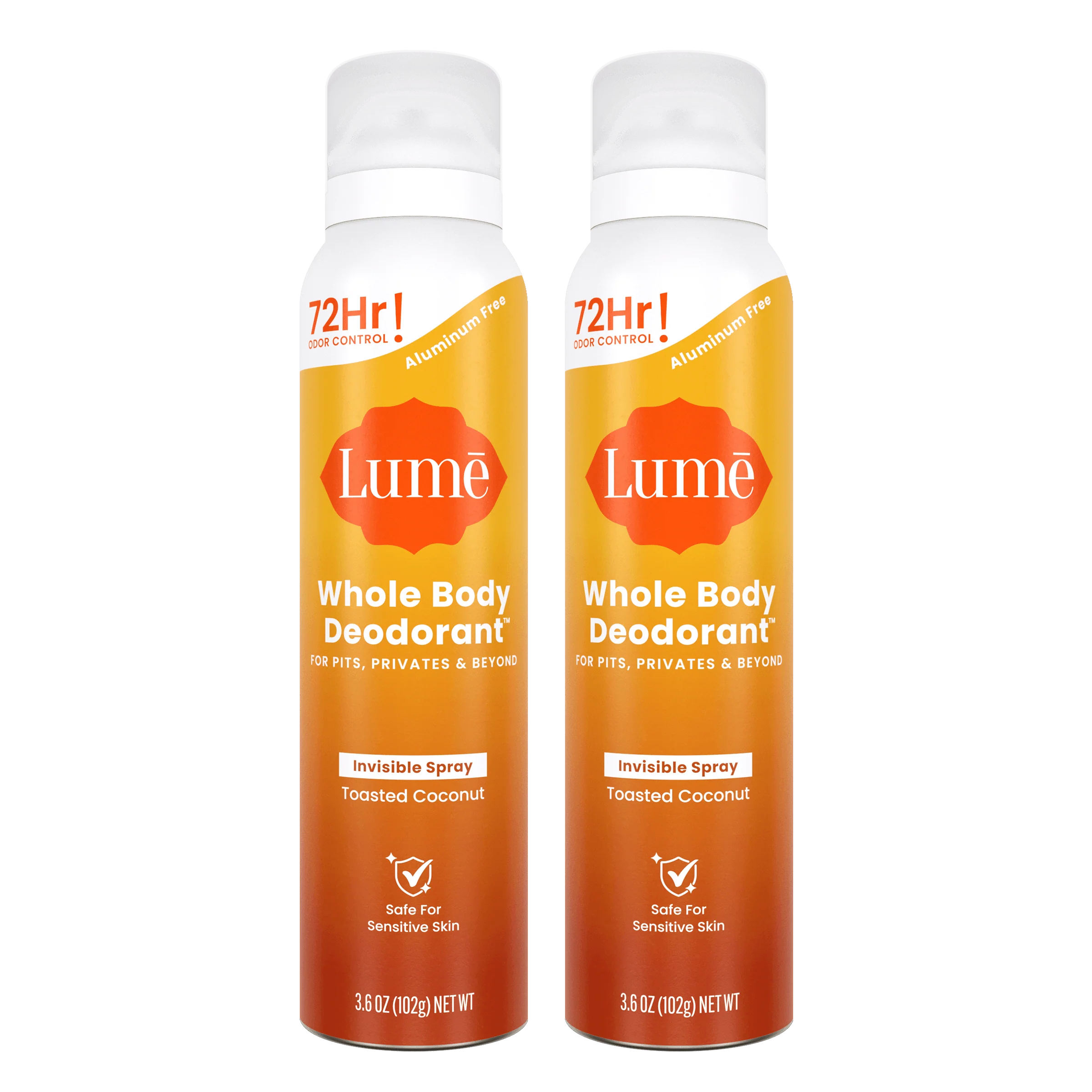 Toasted Coconut | Spray Deodorant 2-Pack