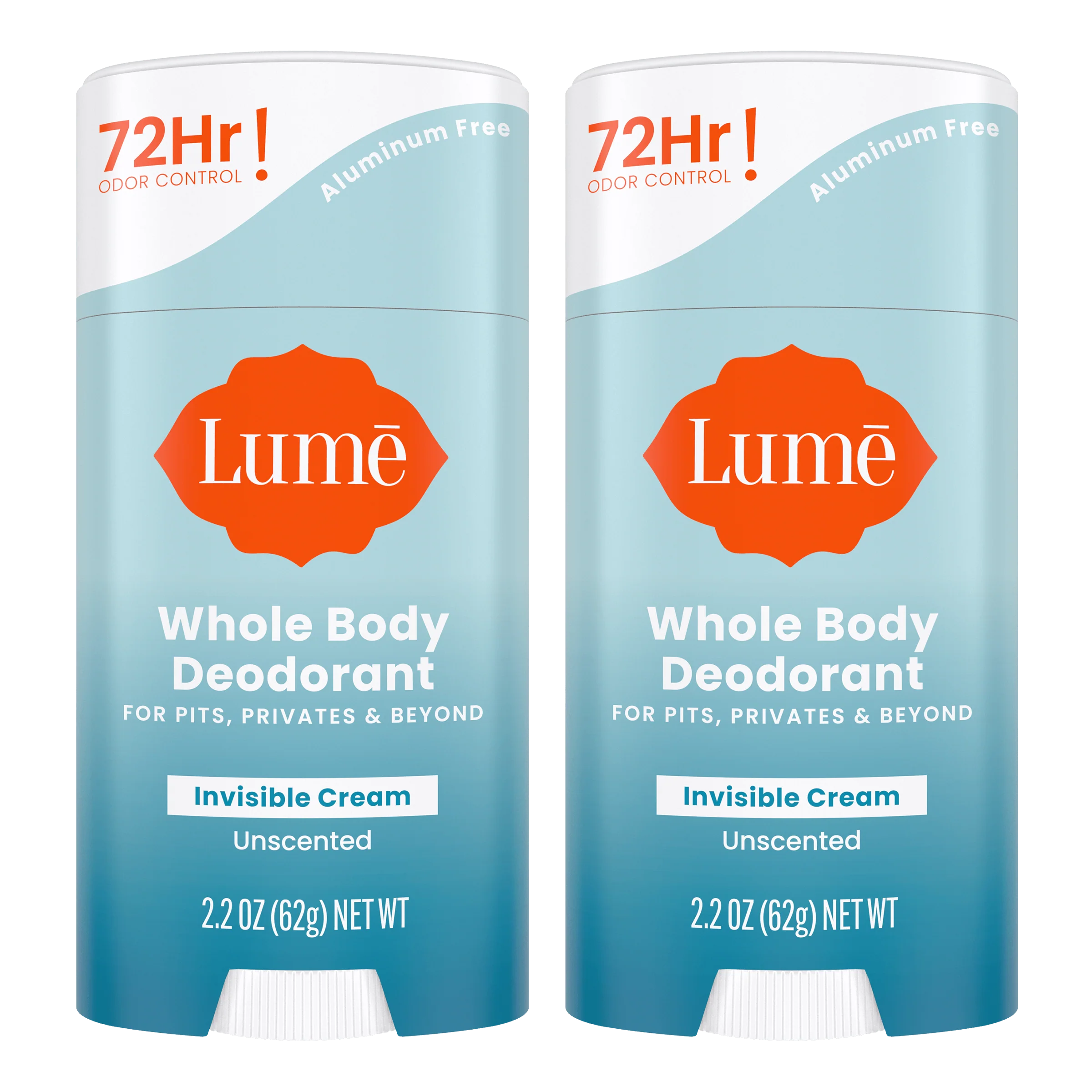 Unscented | Cream Stick Deodorant 2-Pack