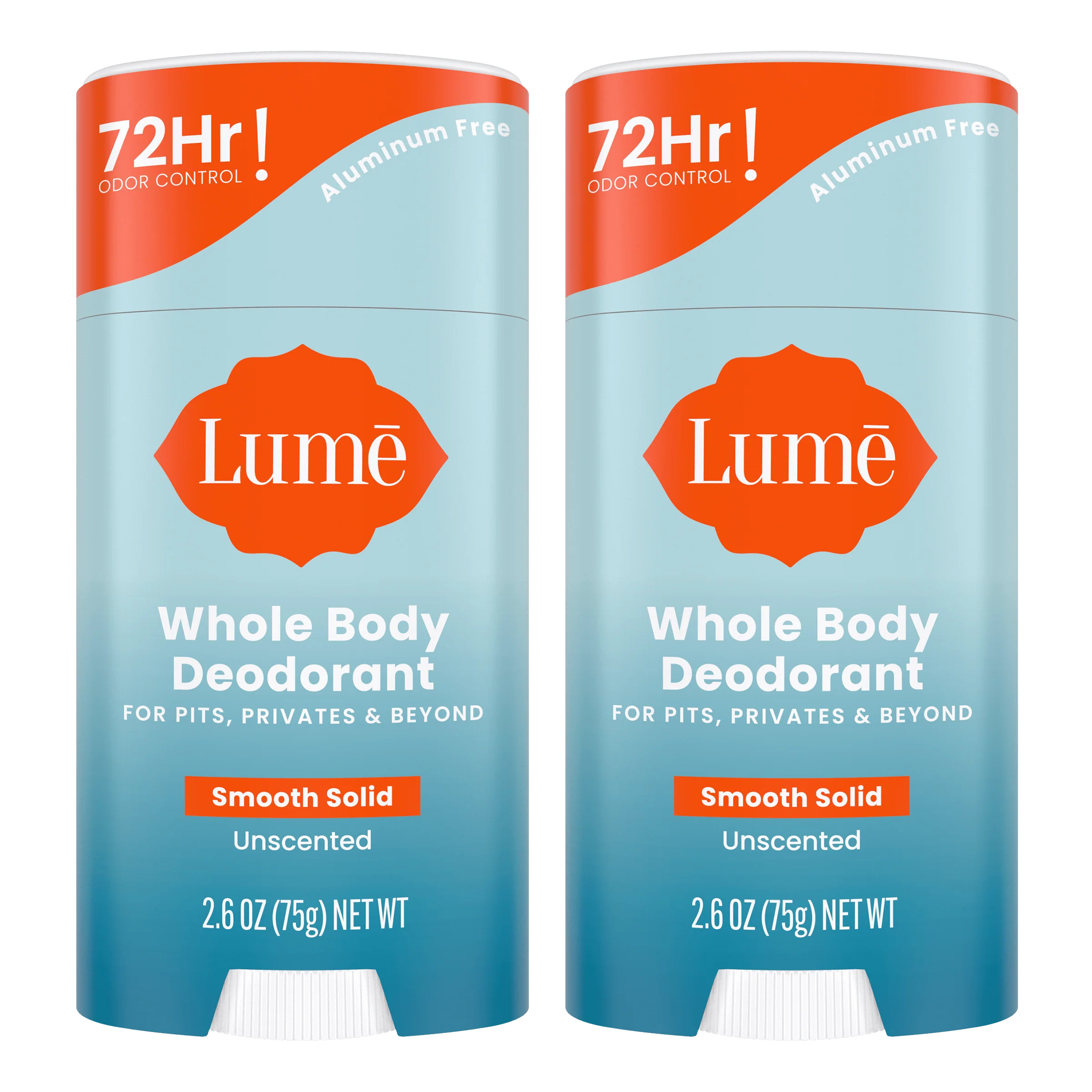 Unscented | Solid Stick Deodorant 2-Pack