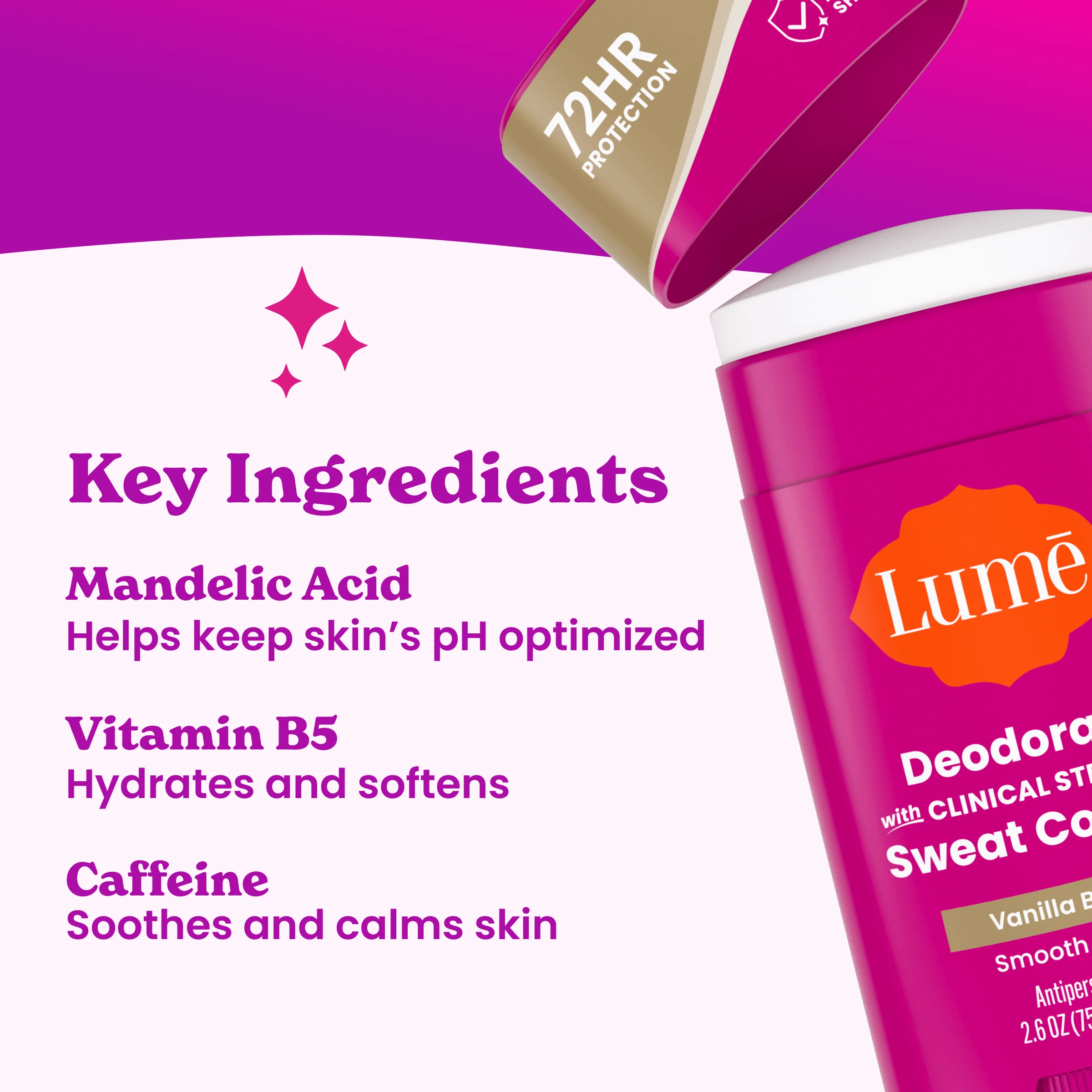 Vanilla Bliss | Sweat Control Solid Deodorant - Image 3