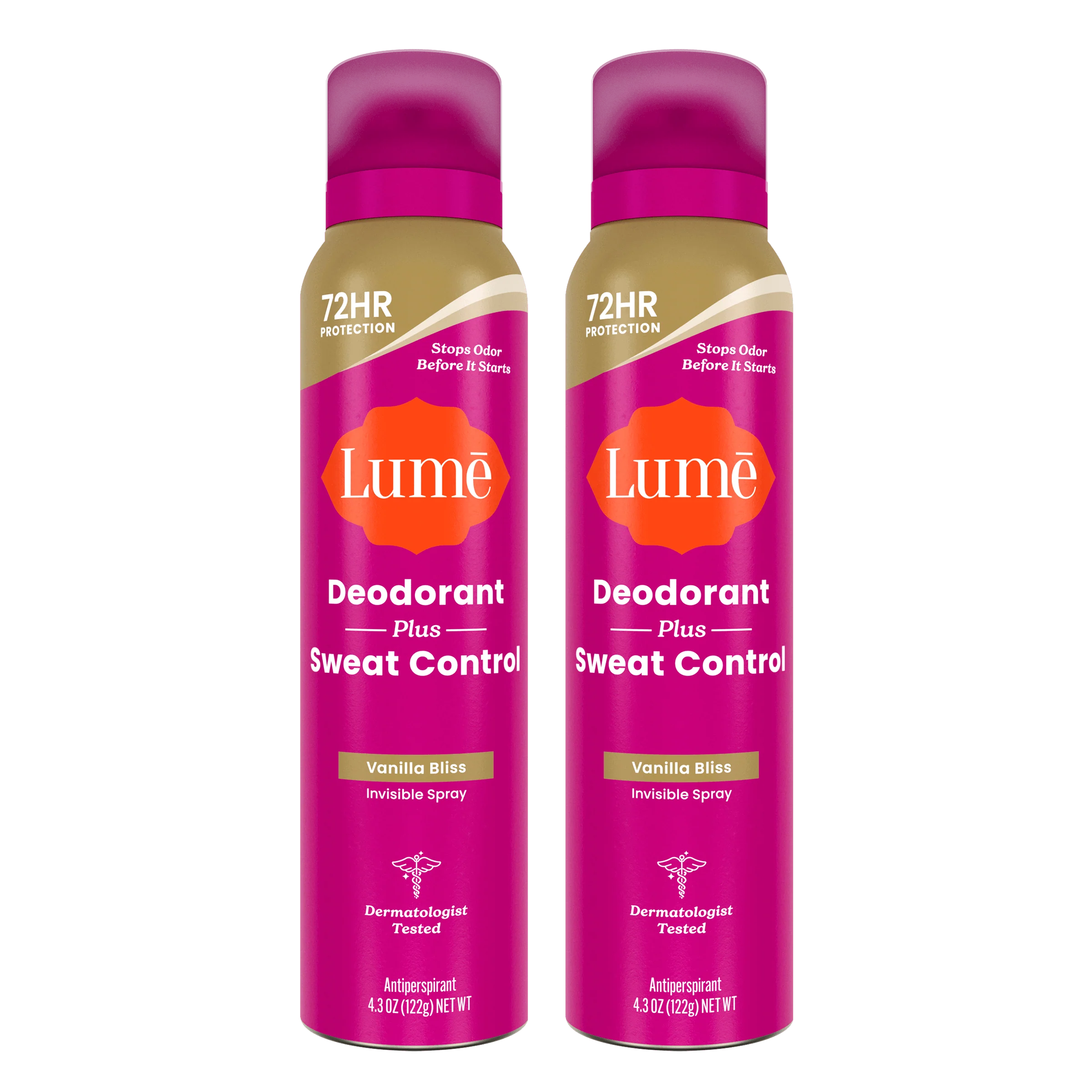 Vanilla Bliss | Sweat Control Spray Deodorant 2-Pack